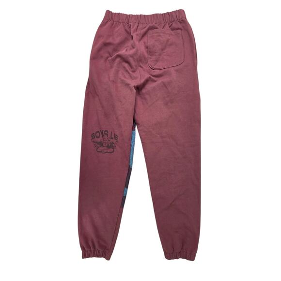 Boys Lie Radioactive Angels Remix High Rise Sweatpants Size Medium Lounge Street - Picture 2 of 7
